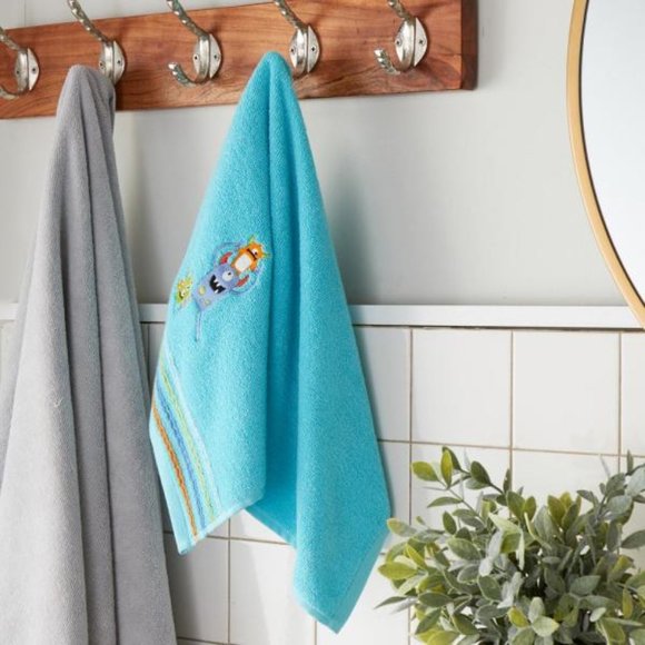 Monsters Fabric Shower Curtain & Hand Towel - Picture 3 of 8